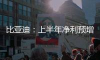比亞迪：上半年凈利預增139%
