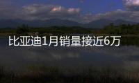 比亞迪1月銷(xiāo)量接近6萬(wàn)輛 同比增長(zhǎng)77%