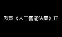 歐盟《人工智能法案》正式生效