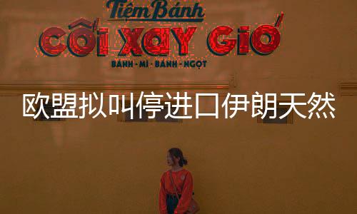 歐盟擬叫停進口伊朗天然氣 準備強化對伊朗制裁