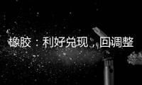 橡膠：利好兌現，回調整理