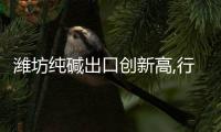 濰坊純堿出口創新高,行業資訊