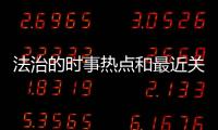 法治的時事熱點和最近關于法治的熱點事件的情況說明