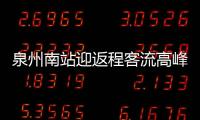 泉州南站迎返程客流高峰