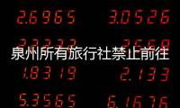 泉州所有旅行社禁止前往馬爾代夫旅游