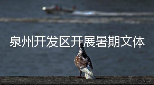 泉州開發區開展暑期文體活動 學生喜愛家長滿意