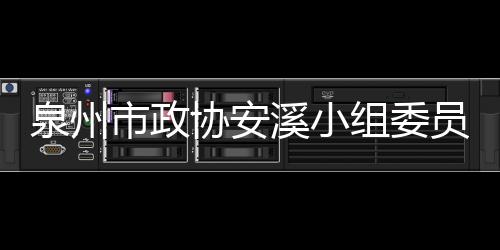 泉州市政協(xié)安溪小組委員一行蒞石視察文旅經濟發(fā)展情況