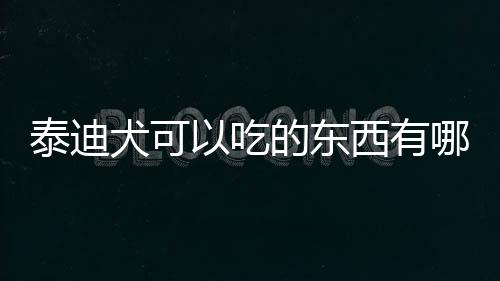泰迪犬可以吃的東西有哪些(泰迪犬能吃豆類的東西嗎)