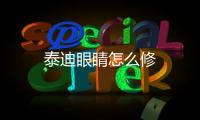 泰迪眼睛怎么修