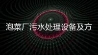 泡菜廠污水處理設(shè)備及方案