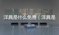 洋具是什么免費（洋具是什么）
