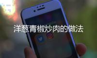 洋蔥青椒炒肉的做法