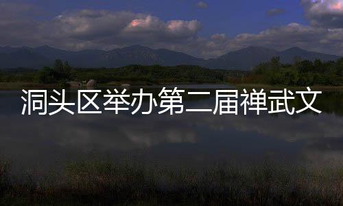 洞頭區(qū)舉辦第二屆禪武文化論壇