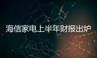 海信家電上半年財報出爐：冰空洗業(yè)績下滑，利潤增長20%