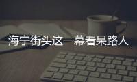海寧街頭這一幕看呆路人！網友：必須點贊！