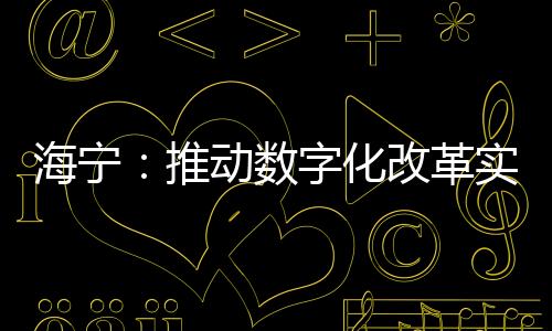海寧：推動數字化改革實現新突破