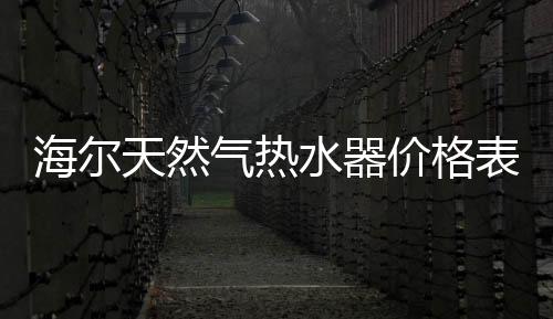 海爾天然氣熱水器價(jià)格表（海爾天然氣熱水器）
