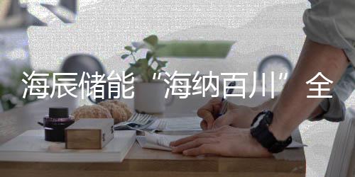 海辰儲能“海納百川”全棧式工商業儲能服務全球首發