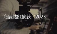 海辰儲能摘獲“2023年度中國新型儲能電池企業創新力獎”