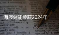 海辰儲(chǔ)能榮獲2024年第三季度全球一級(jí)儲(chǔ)能廠商