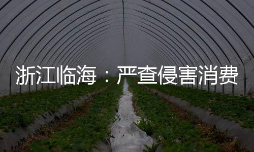 浙江臨海：嚴查侵害消費者個人信息違法行為