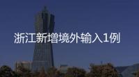 浙江新增境外輸入1例