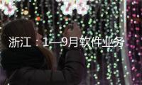 浙江：1—9月軟件業(yè)務收入同比增長17.4%%