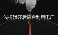 淺析媒矸后綜合利用電廠的脫硫問(wèn)題