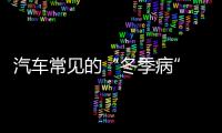 汽車常見的“冬季病” 你的愛車都有嗎？