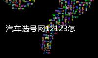 汽車選號網(wǎng)12123怎么選步驟（汽車選號網(wǎng)）