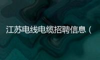 江蘇電線電纜招聘信息（江蘇電線電纜）