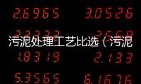 污泥處理工藝比選（污泥處理工藝有哪些）