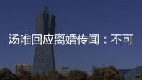 湯唯回應(yīng)離婚傳聞：不可能跟丈夫離婚