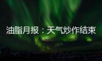 油脂月報：天氣炒作結束，油脂戒見頂回落