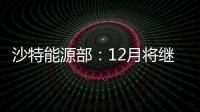 沙特能源部：12月將繼續實施石油自愿減產措施