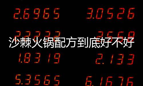 沙棘火鍋配方到底好不好？