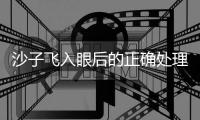 沙子飛入眼后的正確處理法
