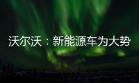 沃爾沃：新能源車為大勢所趨 前景廣闊
