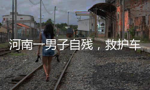 河南一男子自殘，救護車來了竟喊“不要管我”，網友：膽太大