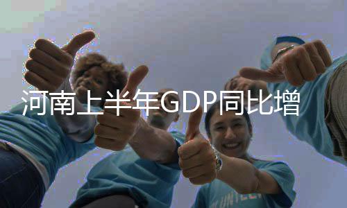 河南上半年GDP同比增長3.8%，社會領域投資增長9%