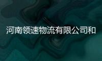 河南領速物流有限公司和河南領漫軟件科技有限公司的情況說明