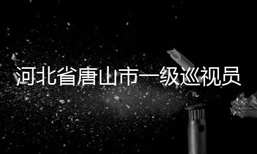 河北省唐山市一級巡視員曹全民接受審查調查