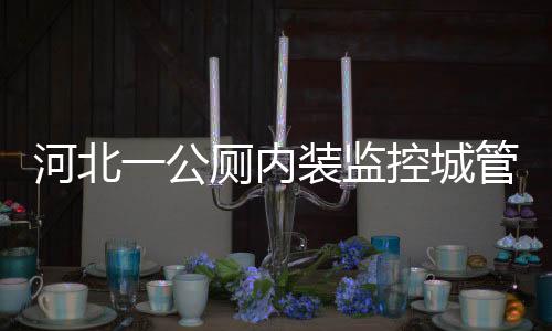 河北一公廁內(nèi)裝監(jiān)控城管部門(mén)回應(yīng)！居然是故意裝的！！