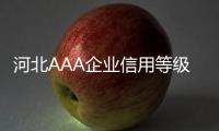 河北AAA企業(yè)信用等級(jí)證書