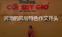 河池的風俗特色作文開頭怎么寫:河池的風俗特色作文開頭