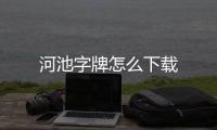 河池字牌怎么下載