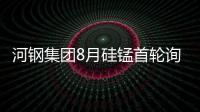 河鋼集團8月硅錳首輪詢盤6100元/噸環比下跌1550元/噸