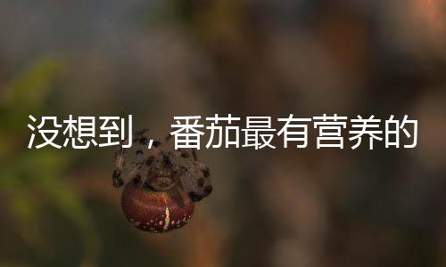 沒想到，番茄最有營養的吃法居然是這種