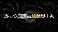 瀝盡心血拼音及意思（瀝盡心血的拼音和意思）