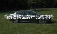 消費者購品牌產品成本降低